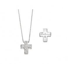 Salvini I Signs cross necklace with diamonds 20067605