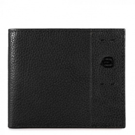 Piquadro men's wallet P15S black leather - PU3891P15S / N