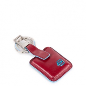 Piquadro Connequ Blue Square keychain red AC3954B2 / R