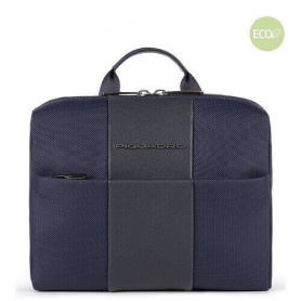 Piquadro travel toiletry bag in blue Brief2 fabric