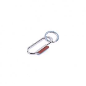 Piquadro key ring in metal Blue Square orange PC4565B2 / AR