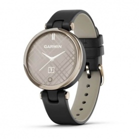 Garmin Lily smartwatch Gold / Black silicone 01002384B1
