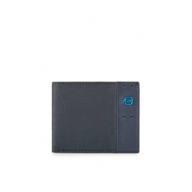 Piquadro Pulse16 blue men's wallet - PU257P16 / CHEVBLU