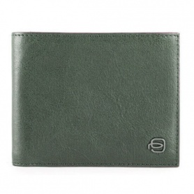 Piquadro B2S green men's wallet - PU4518B2SR / VE