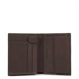 Piquadro Black Square wallet dark brown PU1740B3R / TM