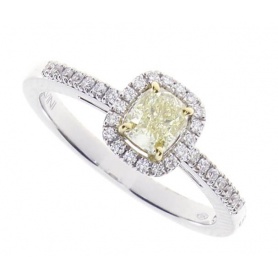 Salvini Ring mit gelbem Diamant Fancy Light Yellow 20091775