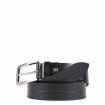 Piquadro Black men's belt with ardillon buckle CU5462B3 / N