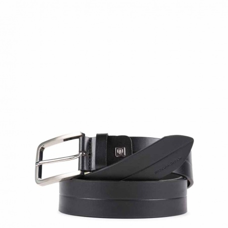 Piquadro Cintura uomo nera con fibbia ardiglione CU5462B3/N