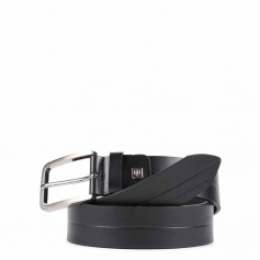 Piquadro Cintura uomo nera con fibbia ardiglione CU5462B3/N