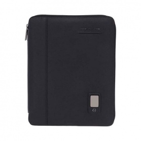 Notepad holder in black leather Piquadro Stationery - PB2830AO / N
