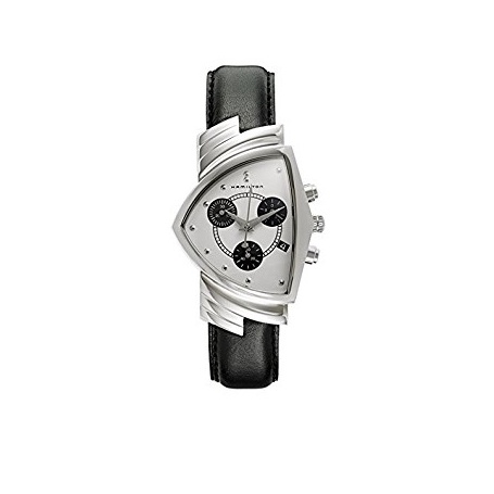 Hamilton Ventura Chrono white quartz watch H24412712