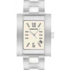 White rectangular Hamilton watch H001000053
