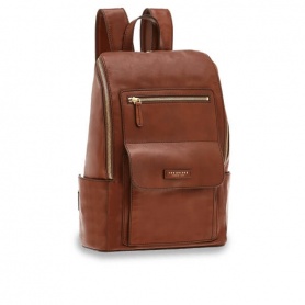The Bridge Alberto backpack in tan leather - 06310201