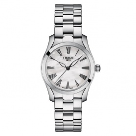 Tissot T-Wave quartz mother of pearl watch T1122101111300