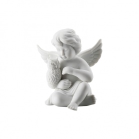 Rosenthal angel with owl in white porcelain
