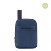 Tasche aus blauem Piquadro Woody-Stoff - CA5747S117 / BLU
