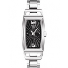 Tissot T-Trend Lady black rectangular watch T0373091105700