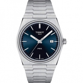 Tissot PRX blue quartz watch - T1374101104100