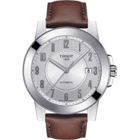 Orologio Tissot Gentleman Swissmatic argento T0984071603200