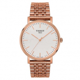 Tissot Everytime medium rose and white watch T1094103303100