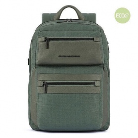 Piquadro Woody green computer backpack - CA5755S117 / VE
