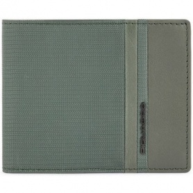 Piquadro wallet Woody green fabric - PU4823S117R / VE