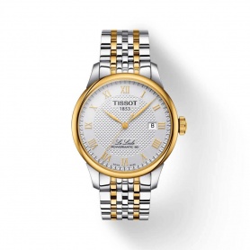 Tissot Le Locle Powermatic80 two-tone watch - T0064072203301