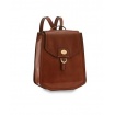 The Bridge women's backpack in tan leather Ada line 04145201