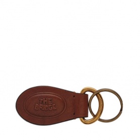 The Bridge Story man keychain in tan leather 09210801