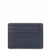 Piquadro Martin card holder in blue leather PP2762S116R / BLU