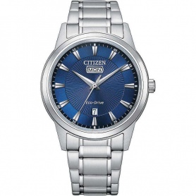 Citizen Classic Eco-Drive Blue Watch - AW0100-86L