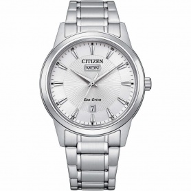 Citizen Classic Eco-Drive silver watch - AW0100-86A