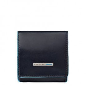 Piquadro Blu PU2634B2 / BLU square heel coin purse
