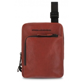 Piquadro Harper leather bag tan - CA3084AP / CU