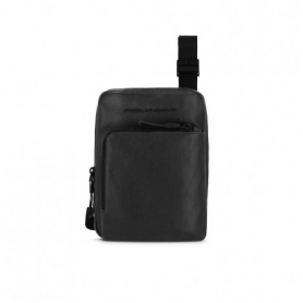 Piquadro Harper leather bag black - CA3084AP / N