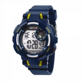 Sector Ex-36 digital blue men's watch - R3251283002
