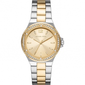 Michael Kors Lennox gold and zircons women's watch MK6988
