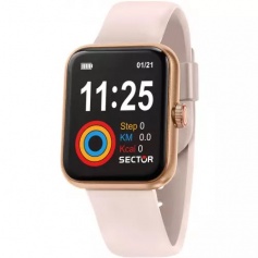 Smartwatch Sector S03 rosa Silikon - R3251282002