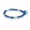 Gerba LAB Ceramic09 blaues und hellblaues Herrenarmband