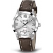 Eberhard Aiglon Grande Taille watch in silver leather - 41030CP