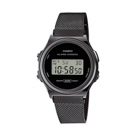 Casio Vintage Round Digital Black A171WEMB-1AEF Watch