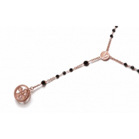 Rosary Rosè with onyx - ROSB009N0DR