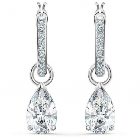 Attract Pear Swarovski circle earrings with pendant 5563119