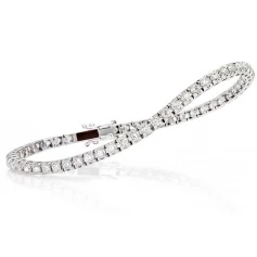 Crieri Icon Tennis Bracelet in white gold and 1,85ct diamonds