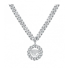 Chiara Ferragni Bossy Chain necklace with eye pendant J19AUW38