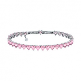 Chiara Ferragni Infinity Love bracelet with pink hearts J19AUV44