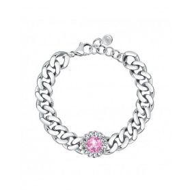 Chiara Ferragni Bossy Chain bracelet with pink zircon J19AUW21