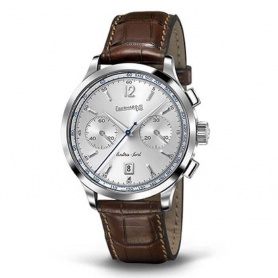 Eberhard Extra Fort Chrono Bicompax silver - 31953 CP