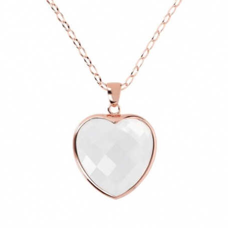 Bronzallure Carisma necklace with heart pendant WSBZ00048