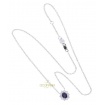 Salvini necklace with blue sapphire and diamonds - 20091572